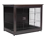 ウッディサークル 木製 ペット用ケージ S(64×50×60cm) ブラック