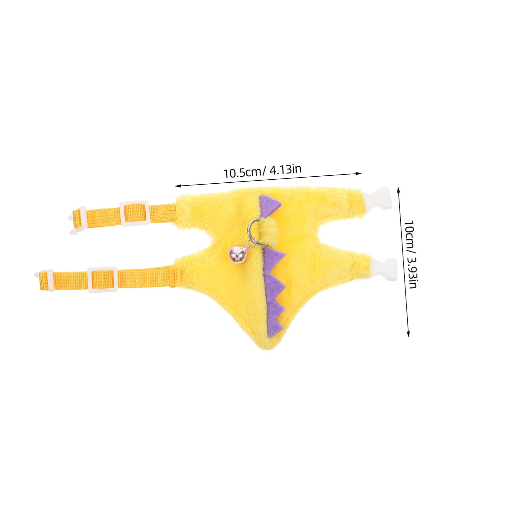 BCOATH Adjustable Small Animal Vest Leash Dinosaur Theme for Pet Walking Training and Behavioral Control