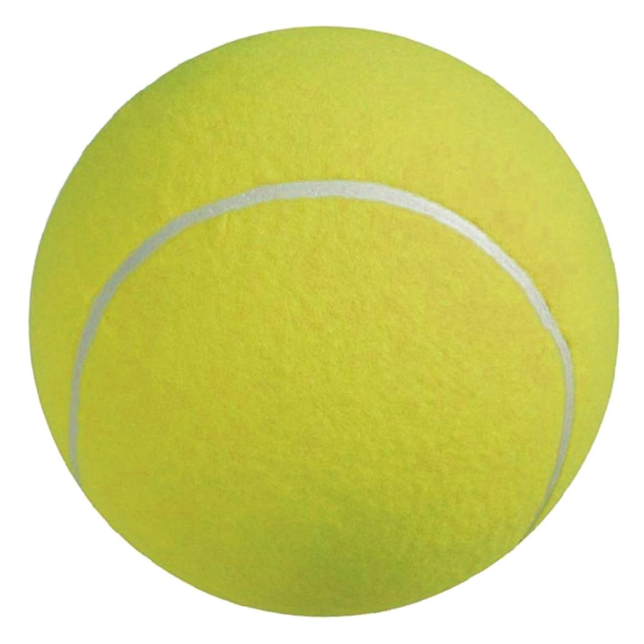 Mikikit 2pezzi Palla da Tennis Gigante da Pallina Gonfiabile in Gomma per Giocare all Aperto Giocattolo per Animali Domestici con Ago Gas Incluso