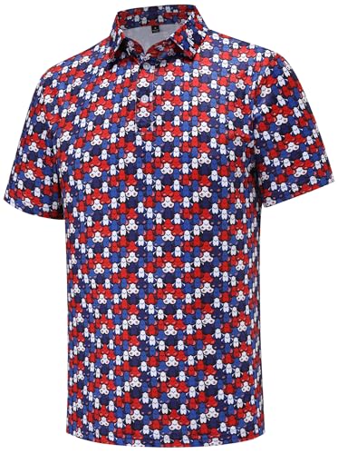 Mens Funny Golf Polo Shirts