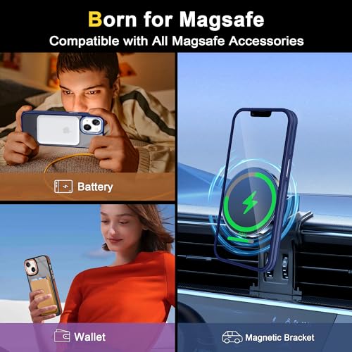 Coque iPhone 14 antichoc Fingic compatible Magsafe protection fine et mate - 3