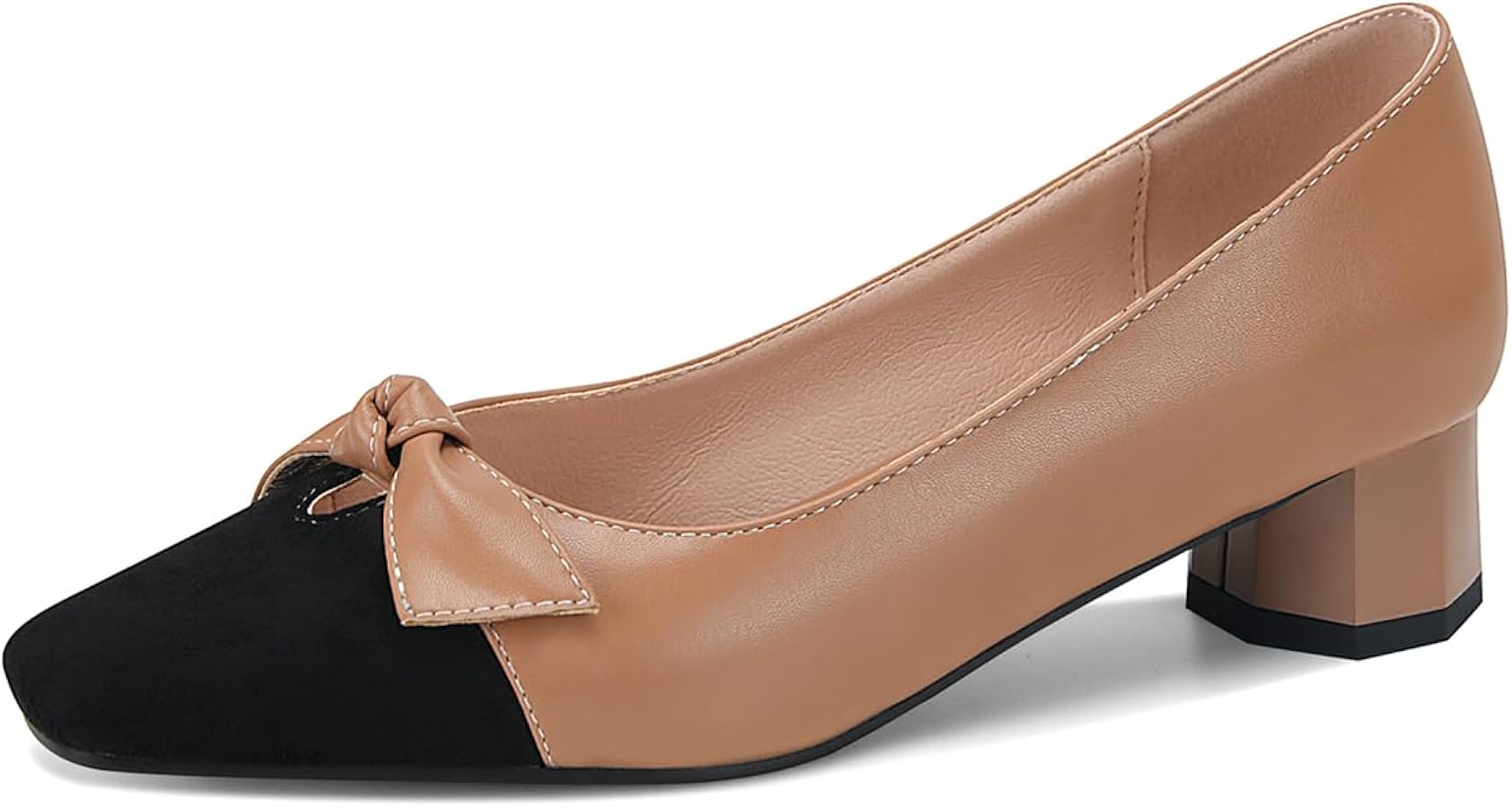 Zapatos De Tacón Cuadrado Cresfimix De Piel Sintét... – Grandado