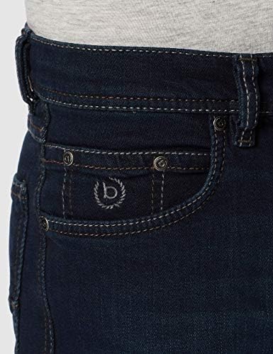 bugatti Heren Straight Leg Jeans 3280D R-16640, zwart (dark navy 293), 31W / 32L
