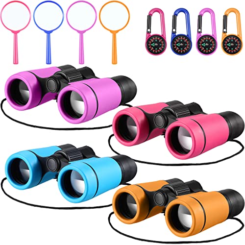 Set de 4 Binoculares infantiles compactos 4x miniatura 1
