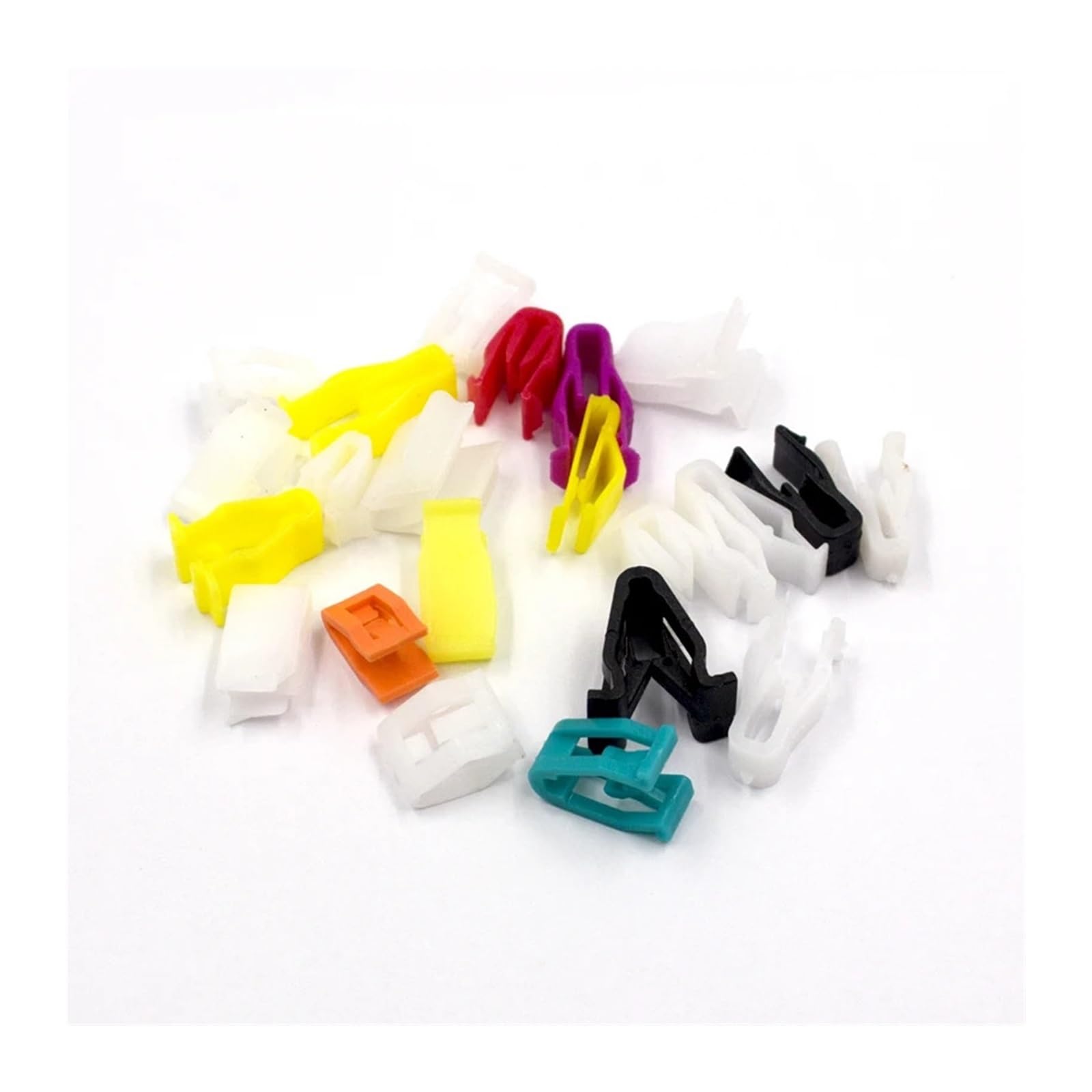 KXFVYNE 50pcs Center Console Dash Panel Switch Bezel Clip Body Trim Retainer for Car Instrument Audio Navigation Fasteners(Mix 50Pcs)