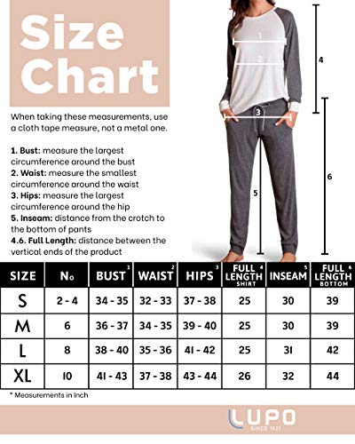 Conjunto de pijama Loungewear, Lupo, Feminino, Chumbo, G