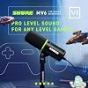Micrófono USB Shure MV6 para gaming y streaming | Micrófono USB dinámico para PC con soporte de escritorio, cancelación de ruido, toque para silenciar y monitoreo de auriculares de 3.5 mm para gaming USB 8