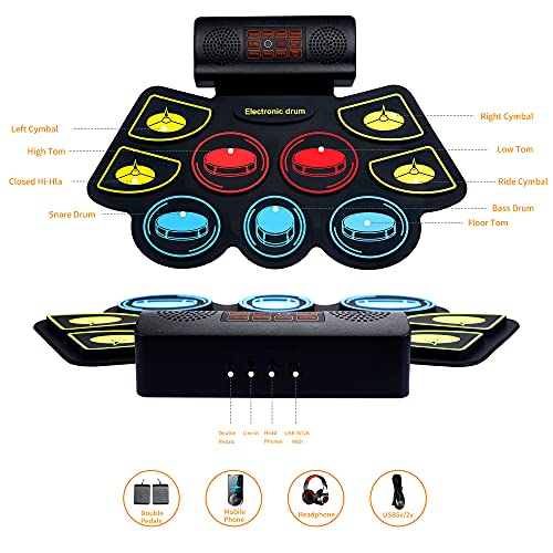 Vhffoso HDS01 9 Pads) Electronic Drum Set thumb #1