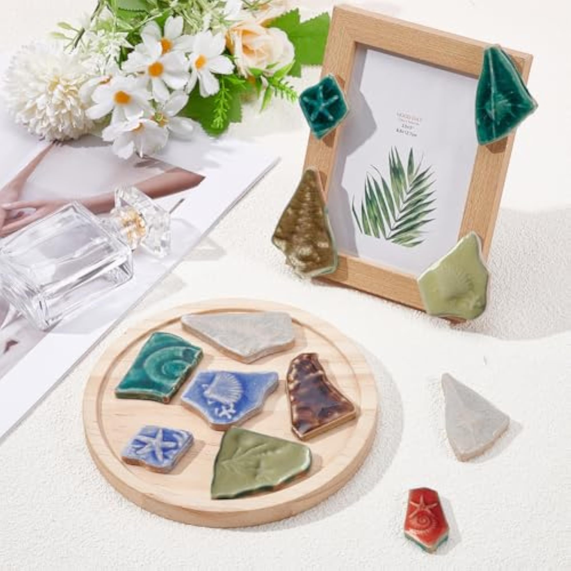 Irregular Shape Ceramic Mosaic Tiles for Crafts