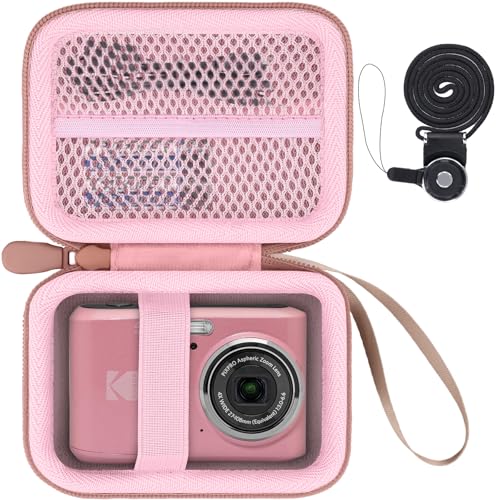JUNENTER KODAK PIXPRO �t�����h���[�Y�[�� FZ55/FZ45/FZ43 16MP �f�W�^���J�����p�n�[�h�L�����[���[�P�[�X (���b�h�P�[�X�̂�)