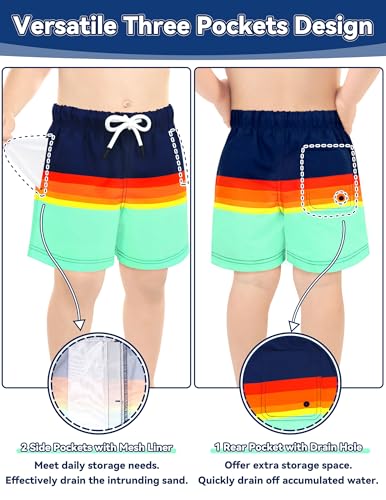 Image of Olreco Toddler Swim Trunks Baby Boy Bathing Suit Quick Dry Kids Swimsuits Boys Board Shorts Kids Swim Shorts Boys' Swimwear
