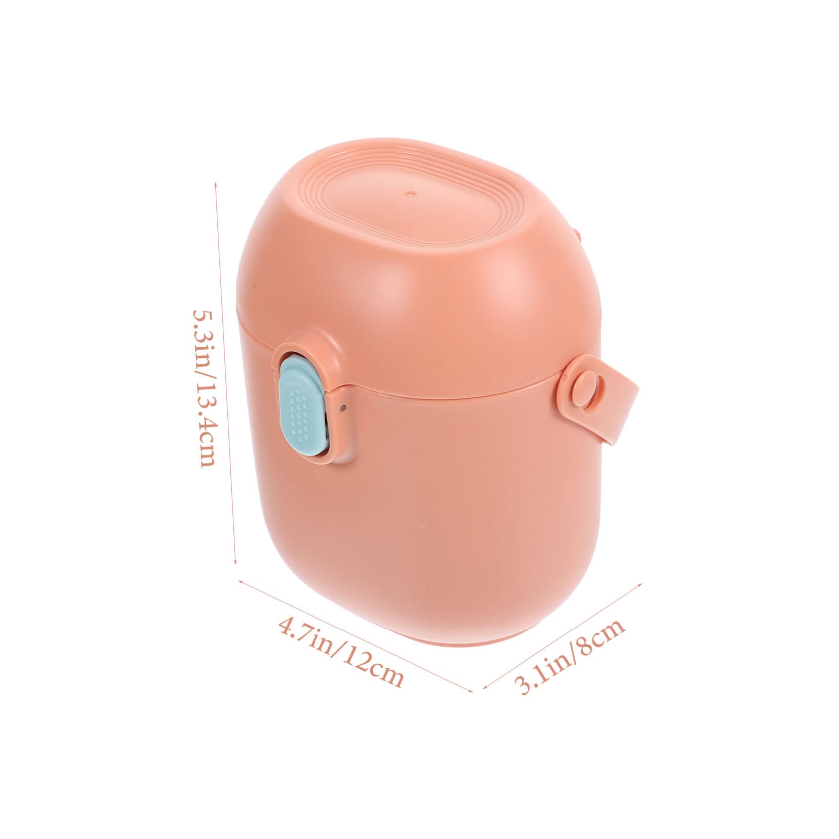 BRIGHTFUFU Portable Formula Dispenser with Spoon Lightweight Travel Container for Milk Powder Storage Excellent Sealing Durable TPE Material for Go Parents