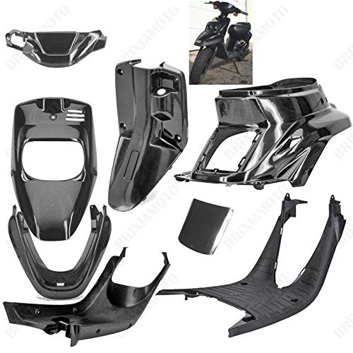 KIT 8 CARENAGES NOIR A PEINDRE BOOSTER SPIRIT BW'S ORIGINAL '88/'03