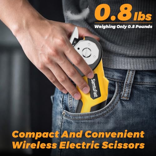 320RPM Strong Power Cordless Electric Scissors With Safety Lock - image 6