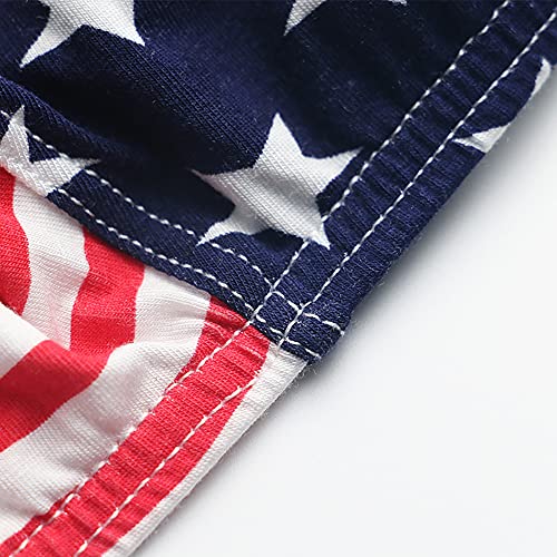Men's American Flag Thong Panties Charm Stars and Stripes Pattern G-String Thongs Undies4