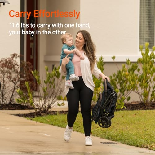 image for MAMAZING Lightweight Baby Travel Stroller with Carbor Fiber Frame, Com