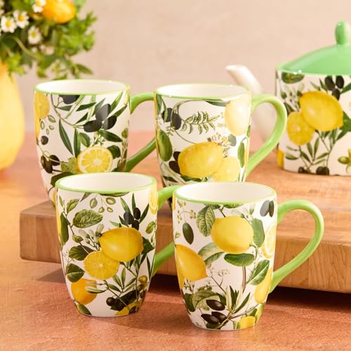Set de 4 Mugs de Cerámica Limone 14 oz miniatura 3