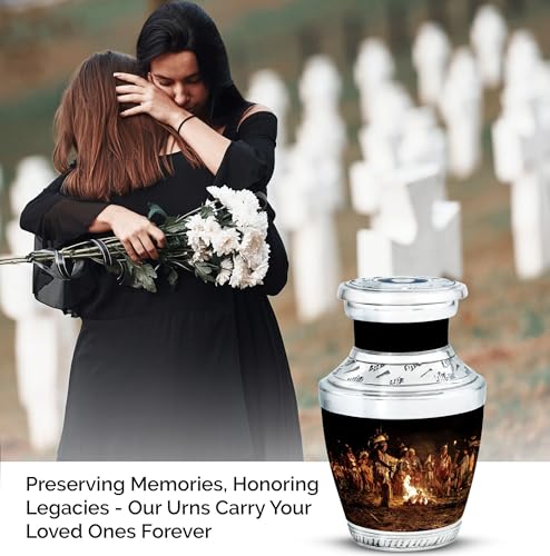 Image of Native American Urns for Human Ashes - Keepsake Urns for Human Ashes - Urn for Dad - Urns for Ashes Adult Male - Urn for Dad (3 inch Pack of 4)