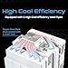 MICRO CENTER CPU Air Coolor Combo - AMD Ryzen 7 7700X CPU Processor with KINGCOOL Iron Wind 120mm ARGB CPU Air Cooler