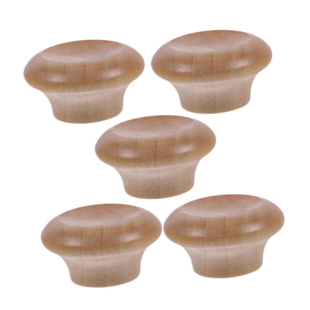 Garneck 4 Set Di Manopole Di Ricambio Per Coperchi Di Pentole in Legno Manopole Di Ricambio Per Coperchi Di Pentole Da Cucina 5 Pezzi*4