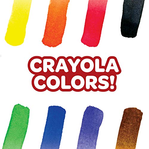 Crayola Watercolor Mixing Set with Taklon Paint Brush, 8 Paint Colors - image 4