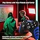 VooFun PC Controller Wireless, PS3 Controller PC Gamepad mit Hall Effekt Joystick, Dual Vibration, Gaming Controller für PC Windows 7/8/10/11, PS3, Steam, Android Smart TV, TV Box, Raspberry Pi, Blau