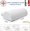 Cuscino Lombare (DISPOSITIVO MEDICO), Cuscino Per Gambe (100% MADE IN ITALY E OEKO-TEX®) - Cuscino Per Ginocchia Dormire - Cuscino Poggiapiedi Multiuso in MEMORY MORBIDO Ideale per Cervicale