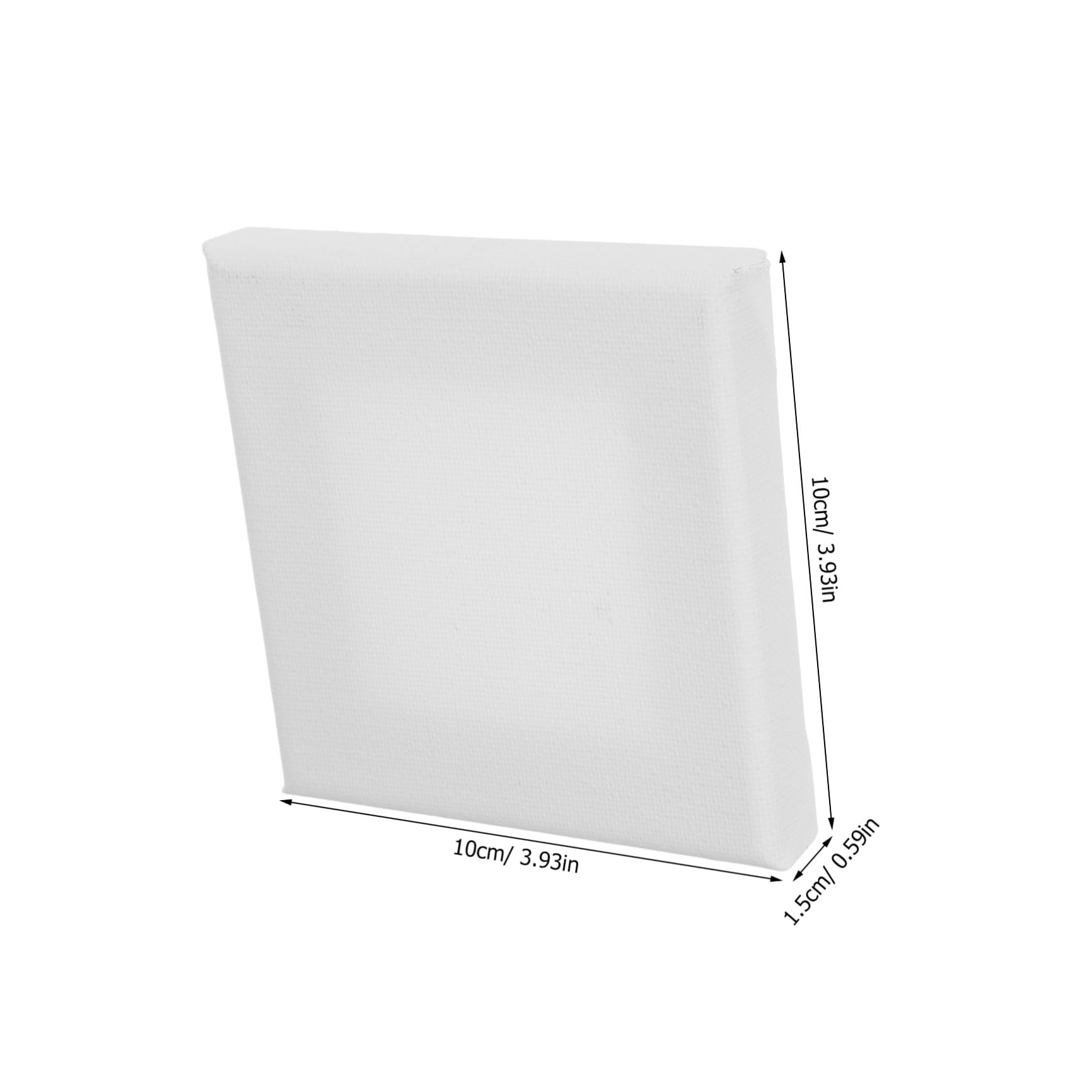 15 Mini Toiles à Peindre en Coton 10x10 Cm Petites Toiles D'art pour Peinture Créative Lot de 15 pour Ateliers Bricolage et Décoration Murale