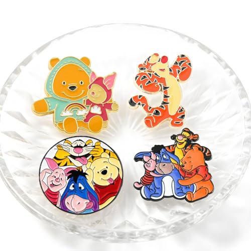 Image of 4pcs TV Movies Cartoon Cute Pins, Zinc Alloy Pin for Women and Men