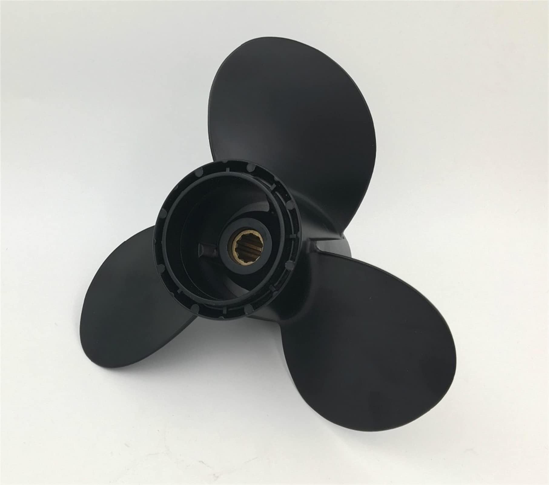 Elica fuoribordo in alluminio per 10 1/4x11 15hp 35hp Motori 14 denti Spline Eliche Barca Accessori Marine