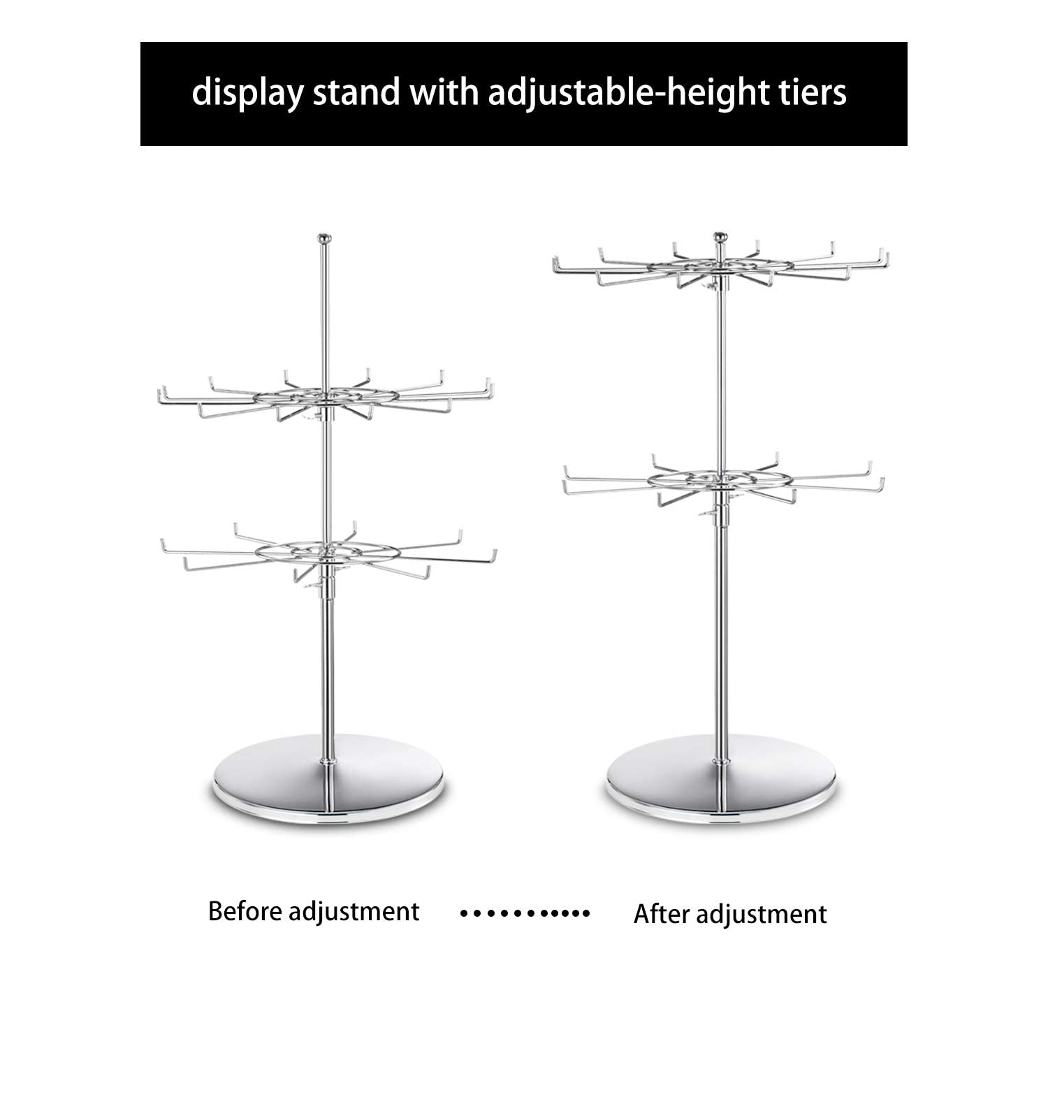 Buy APL DisplayDisplay Rack 2 Tier Counter Display Stands,Height