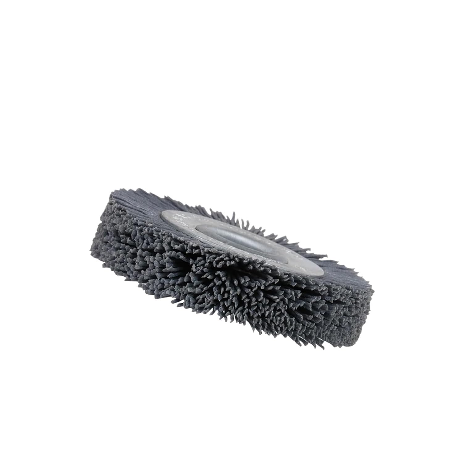 70mm Nylon Wheel Brush Bore 16mm ，for Wood Furniture Metal Grinding Polishing Abrasive Wire Grinder 180#(5 Pieces)