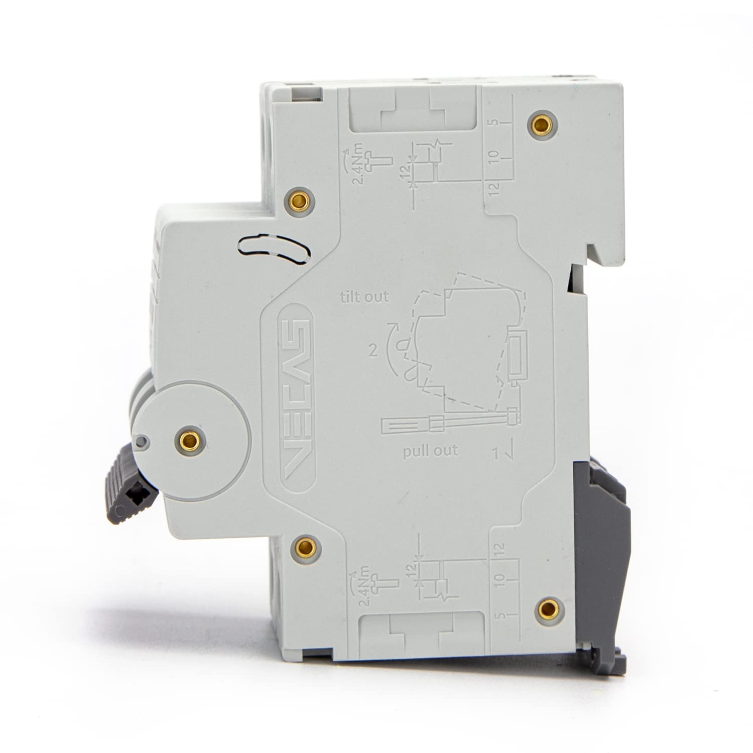 Aigostar Interruttore Magnetotermico 2P Curva C, In=10 A