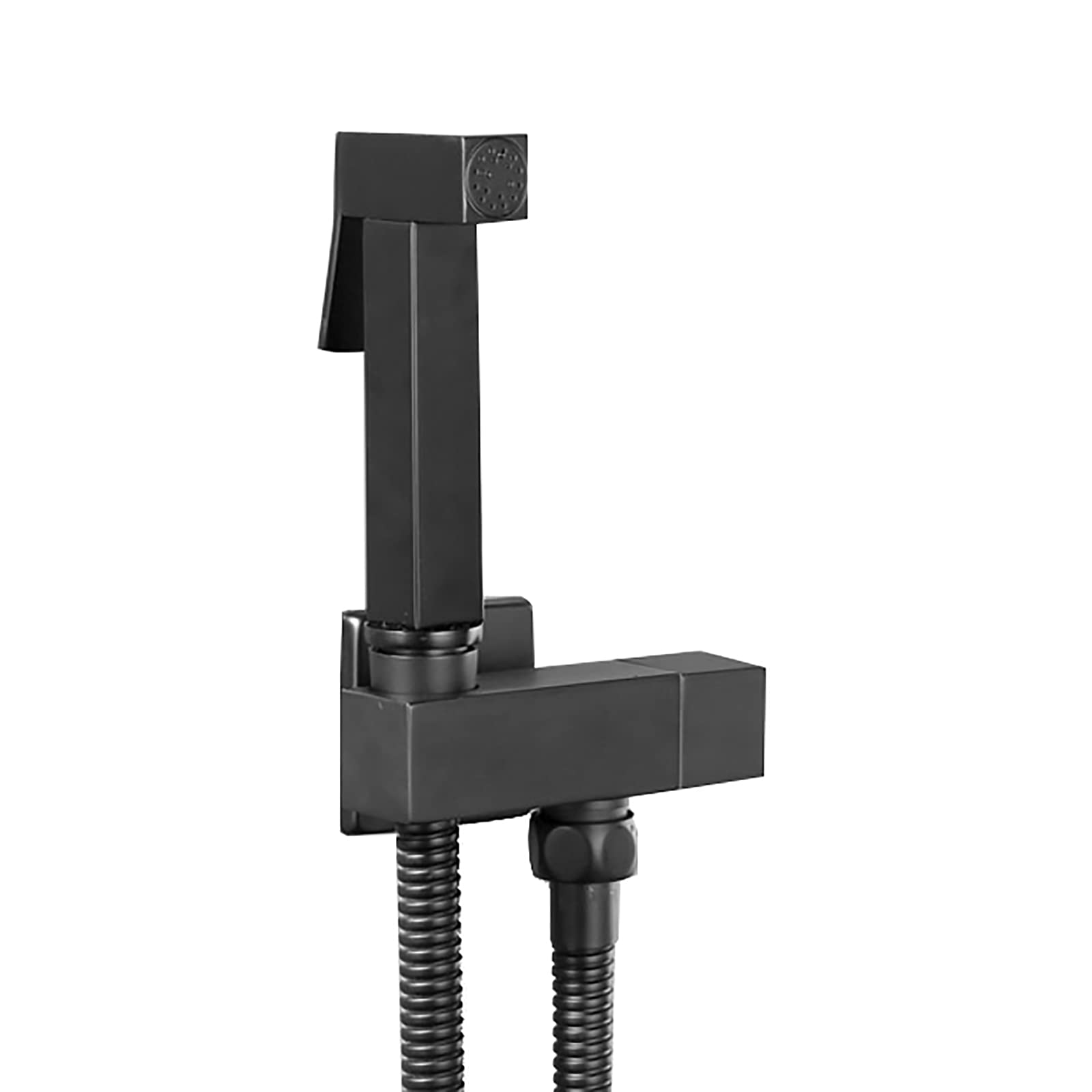 1 Hand-Bidet-Sprühset for Toilette Typ B | Wandmontiertes Bidet-Sprühset aus schwarzem Messing for Damenhygiene beim Baden von Haustieren(Type a)