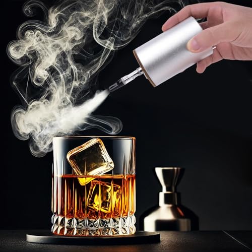 Máquina de humo portátil con control remoto - Diseño compacto con múltiples variantes, ideal para eventos, fotografía y teatro (blanco plateado) miniatura 5