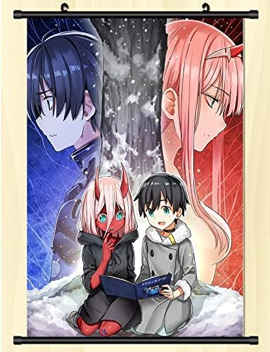 Amazon Wgjbmg Fraの最愛の人xゼロ2アニメスクロールポスターキャンバス布ぶら下げ絵 アニメ漫画キャラクターポスター絵画日本の装飾写真 アニメ壁装飾 Size 60x90cm 23 62x35 43inch アートフレーム ポスター オンライン通販