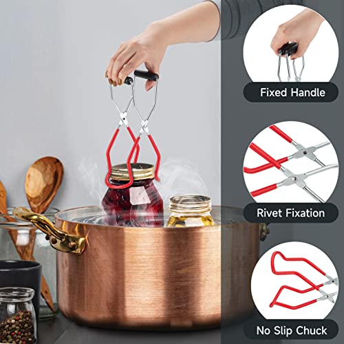 HAUSPROFI Edelstahl Trichterset 7-teilig mit Einmachgläser Heber & Filter - 3 Größen Küchentrichter Set für Marmelade, Einmachen, Öl, Gewürze - Spülmaschinenfest