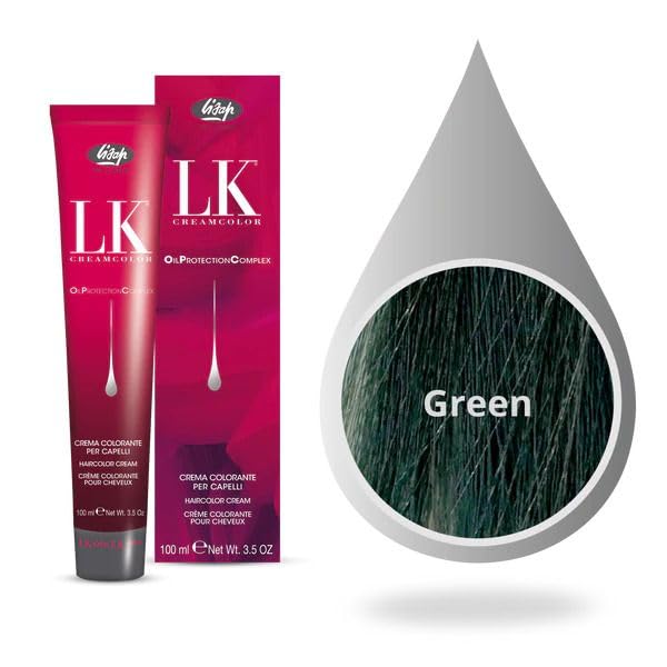 Tinte Permanente Lisap LK Opc Verde 100 ml - Marca: Lisap - EAN: 1200093030017