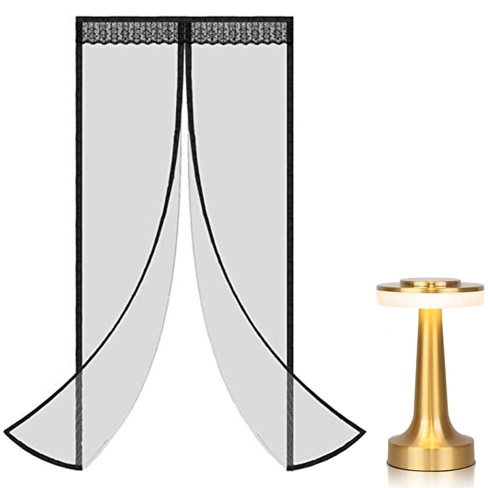 JHPGEOE Portable LED Table lamp, 3-Levels Brightness Metal Desk lamp,3 Color Touch Control Rechargeable lamp, Ideal Bedside Lamp for Nightstand,Frame Magnetic Door