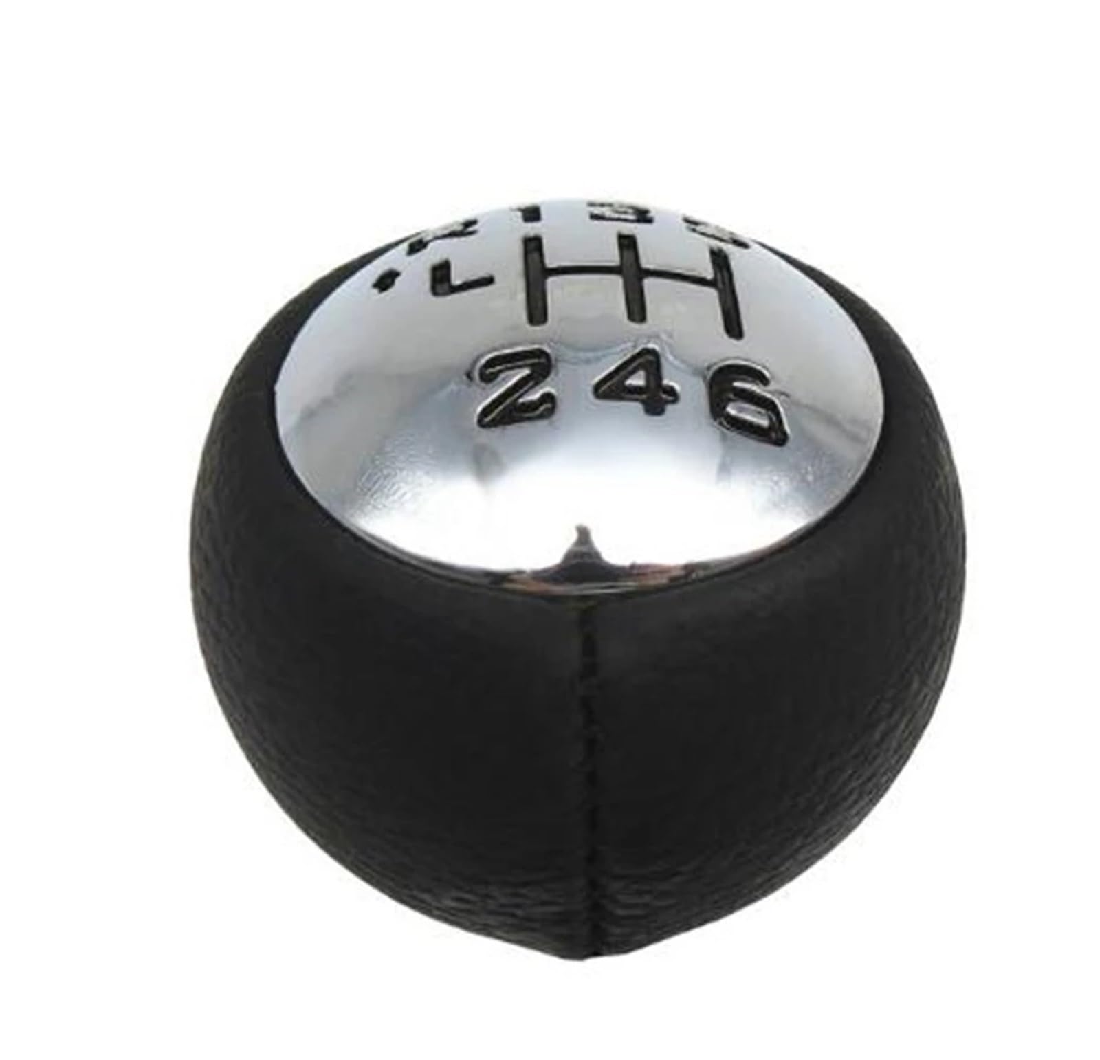BWSDMZJQRT Car Gear Shifter Knob for Citroen C1 for C3 for C4 6R Car Gear Shift Knob Boot Case MT(6 Speed)