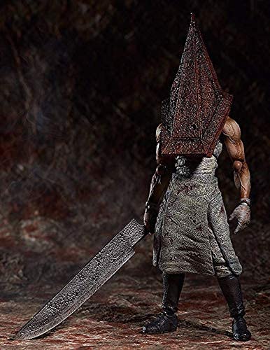 Sanzh The Pyramid Head Action Figure Evil Red Pyramid Thing Bogeyman Pvc Model Toy #TOP5