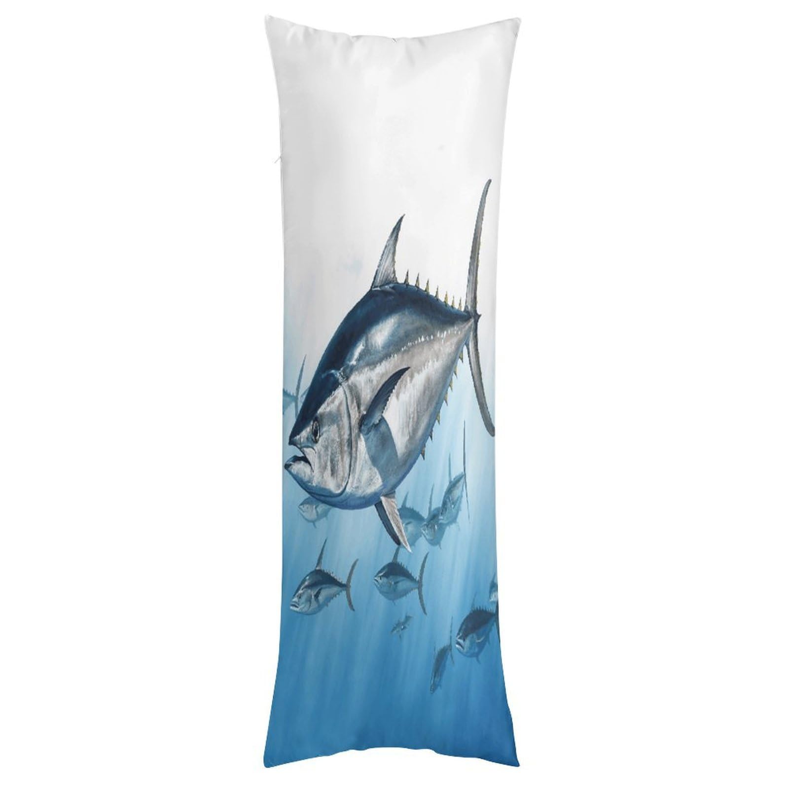 FekiLoot Bluefin Tuna Thunnus Throw Pillow Cover Soft Pillowcase with Hidden Zipper Lumbar Decorative Throw Pillow Covers Luxury Cozy Pillows Shams Rectangle Cushion Cases