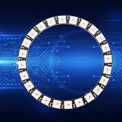 Led Ws2812B 24 Neopixel Ring 5050 Light 1Pc 24 Bit Ws2812 5050 Rgb Led Ring Lamp Photo And Camcorders Light With Integrated Drivers - Image 4