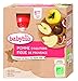 Babybio - Gourdes Fruits - Pomme Figue 4x90 g - 6+ Mois - BIO