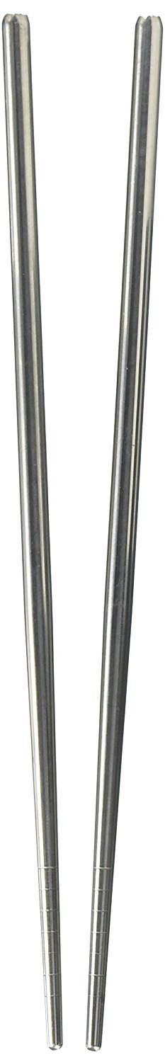 Happy Sales HSCS-SPL01, 5 Pairs Stainless Steel Chopsticks, Plain — Amazon image 3