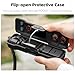 Sinyutia Travel Waterproof Case for Dji Osmo Pocket 3 Creator Combo Accessories, with 3 Magnetic Cpl/Nd Filter Storage Slots and 2 Storage Card Slots, with Wrist Strap (Black)