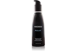 Wicked Aqua Fragrance Free Water Based Personal Lubricant (120ml)