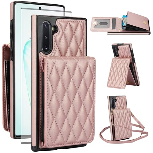 Coque Samsung Note 10 5G avec blocage RFID et protège-écran en verre