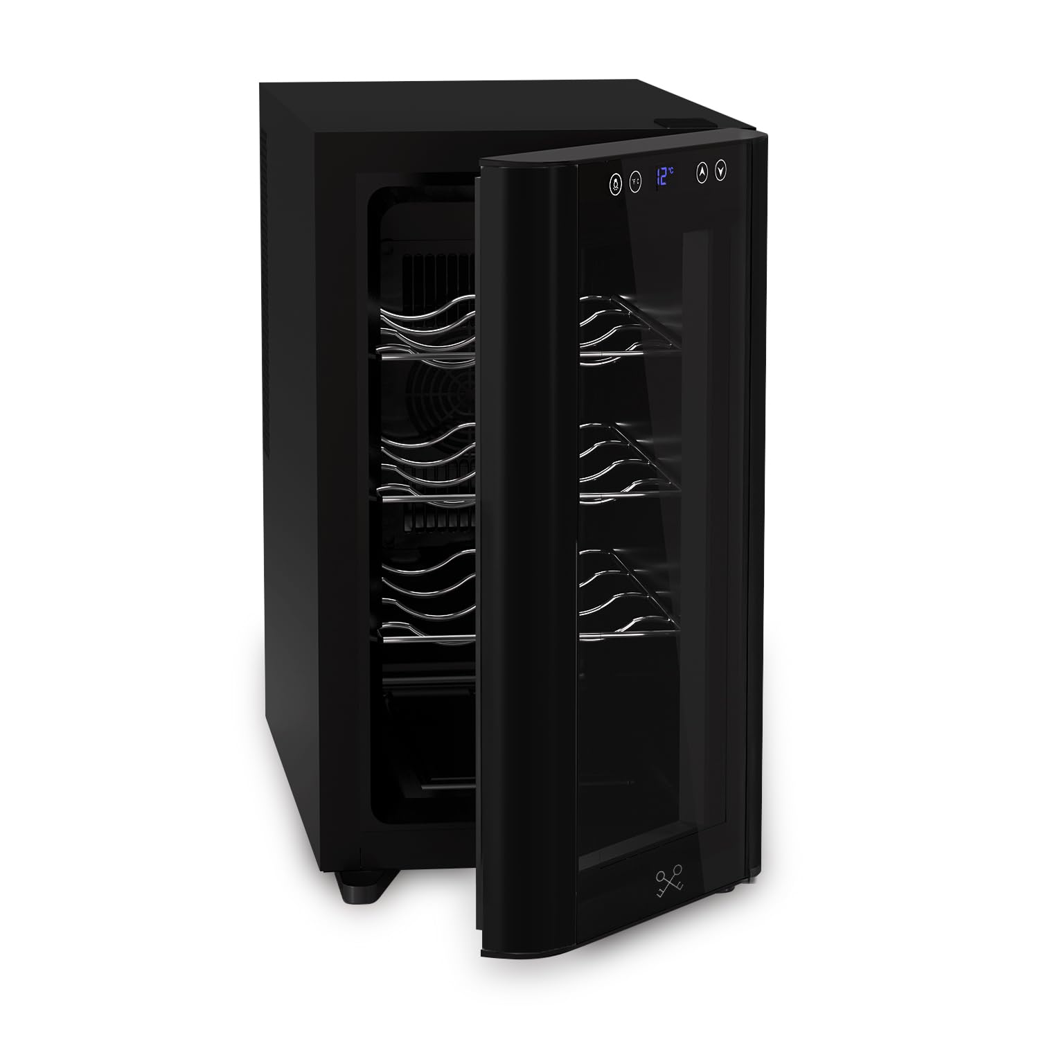 LES PETITS CHAMPS Vinoteca indipendiente 8 botellas CAVSB8, 23L, negro
