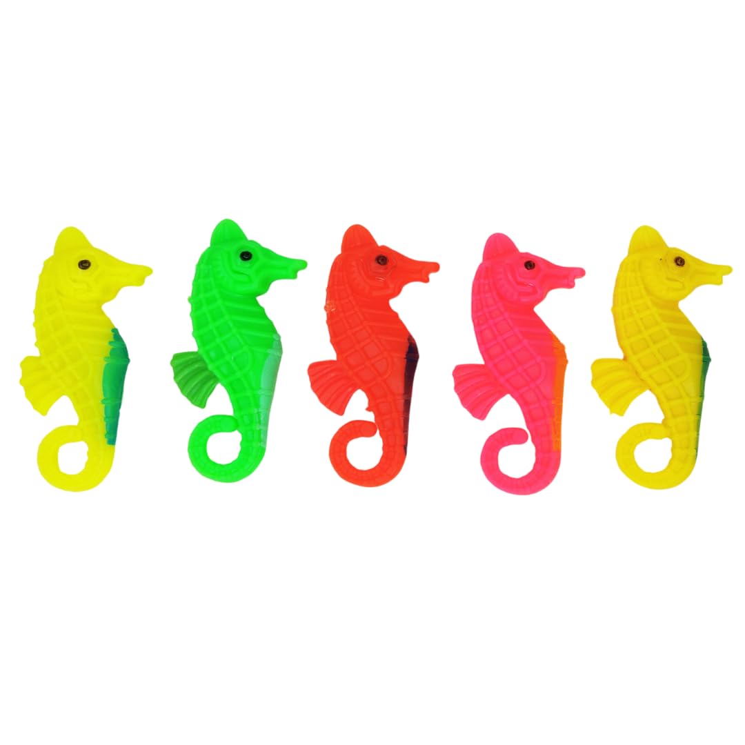 SANSEFERO Premier Plants Plastic Simulation Sea Horse for Aquarium Decoration Fish Toy Random Color (Pack of 5) (B0D11Q3YL8) Amazon Price History, Amazon Price Tracker